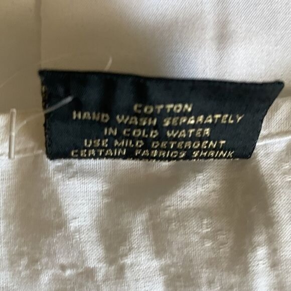 Sequin Crafts Womens Ethnic Dress L White & Red Patterned Cotton - Picture 4 of 9